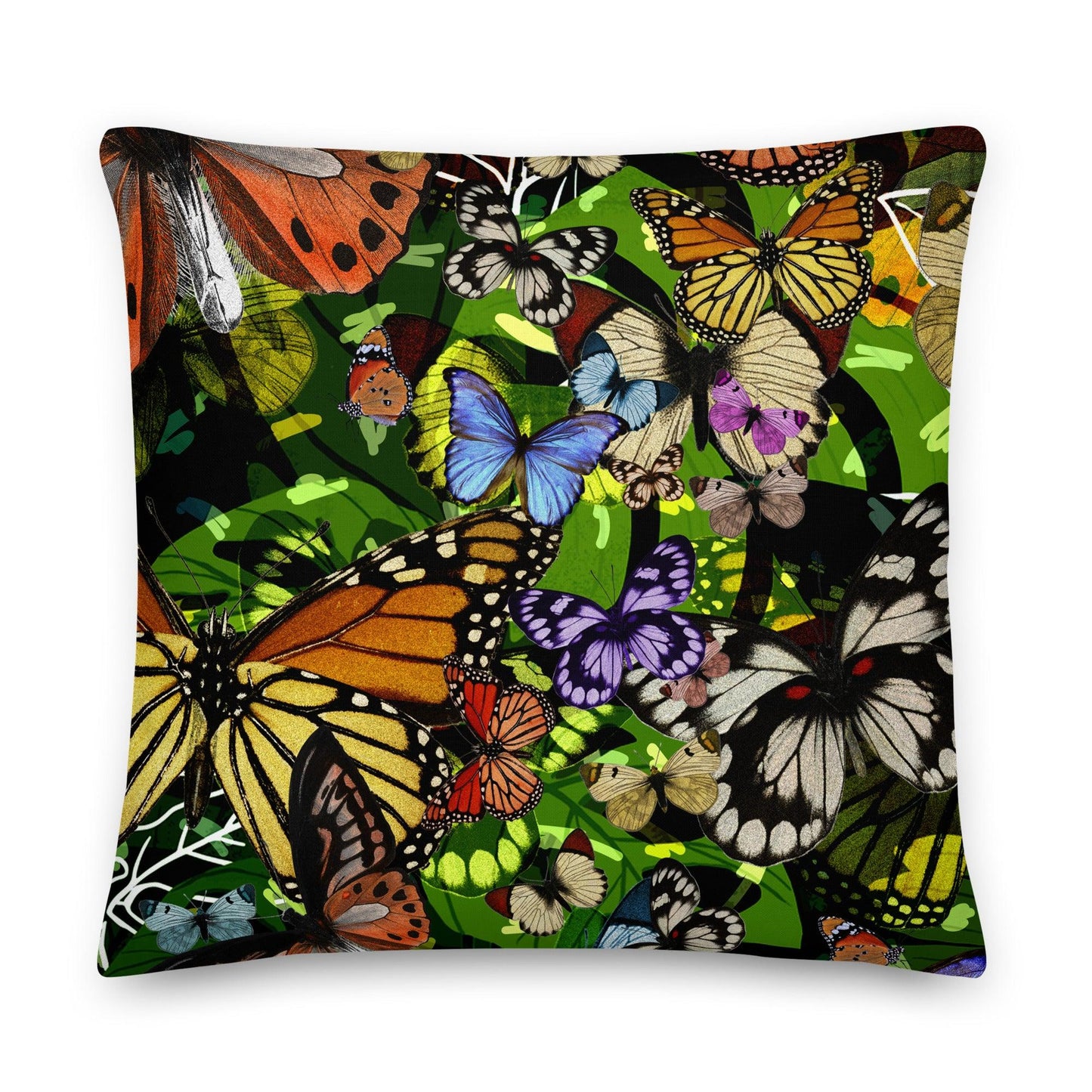 Premium Pillow-Papillons by Edward Martin - Elementologie