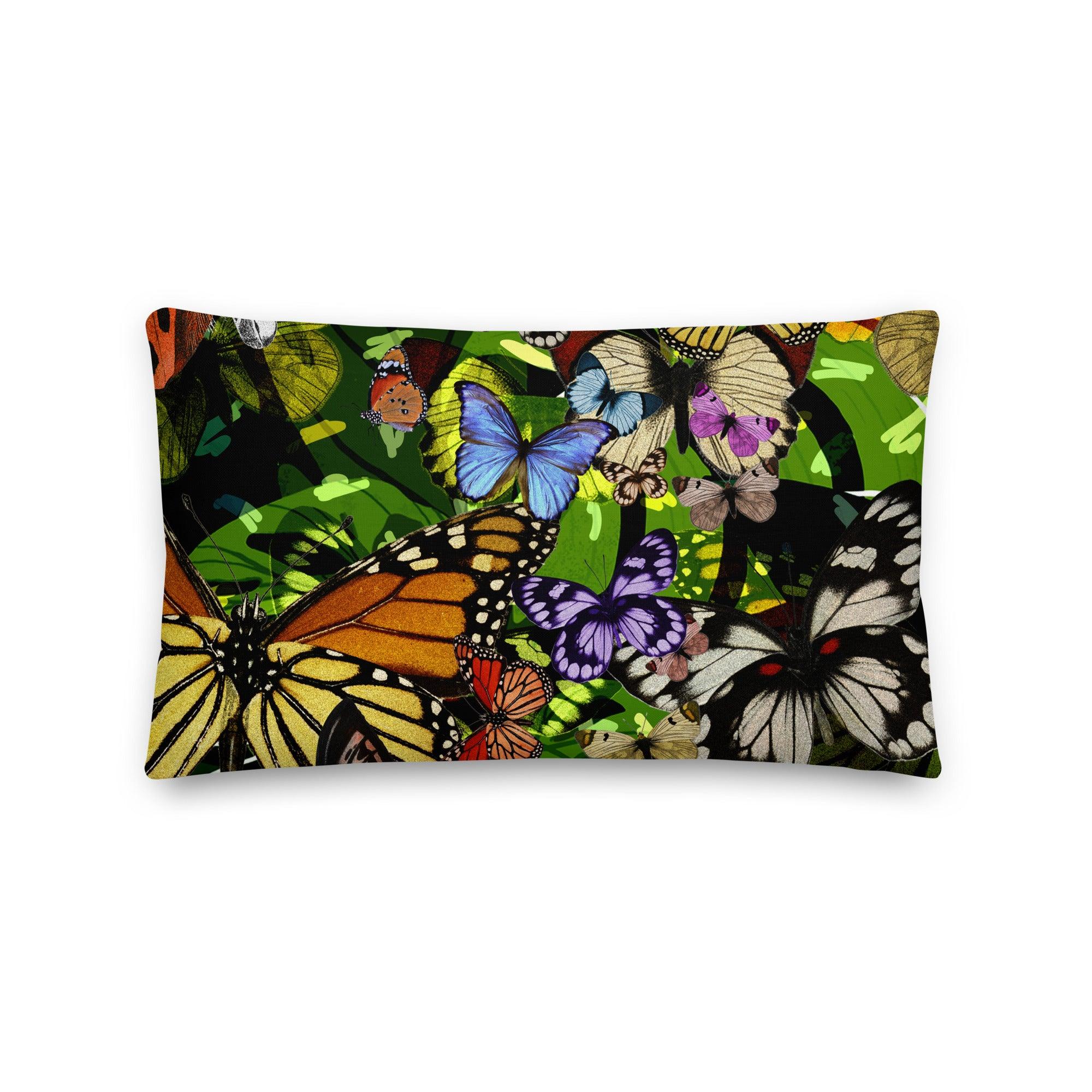 Premium Pillow-Papillons by Edward Martin - Elementologie