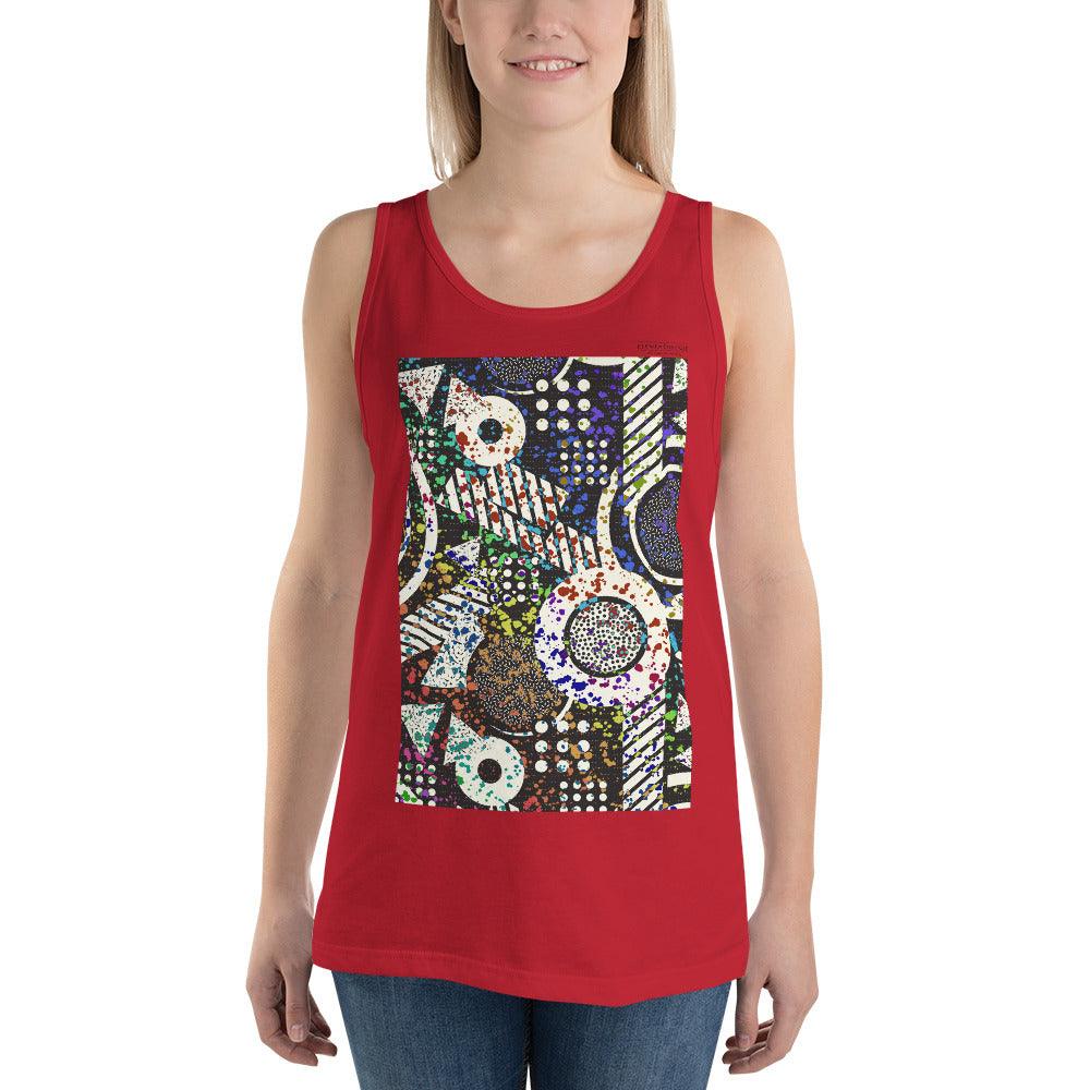 Unisex Tank Top-Up and Down by Edward Martin - Elementologie