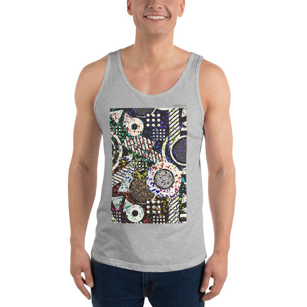 Unisex Tank Top-Up and Down by Edward Martin - Elementologie