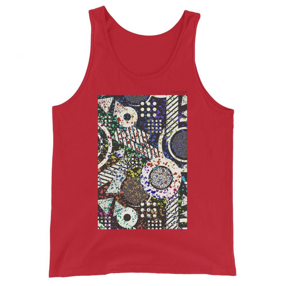 Unisex Tank Top-Up and Down by Edward Martin - Elementologie