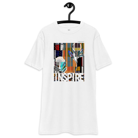 Unisex premium heavyweight tee-Inspire by Edward Martin - Elementologie