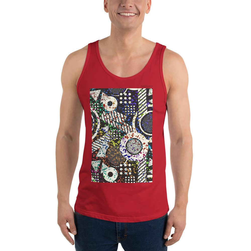 Unisex Tank Top-Up and Down by Edward Martin - Elementologie