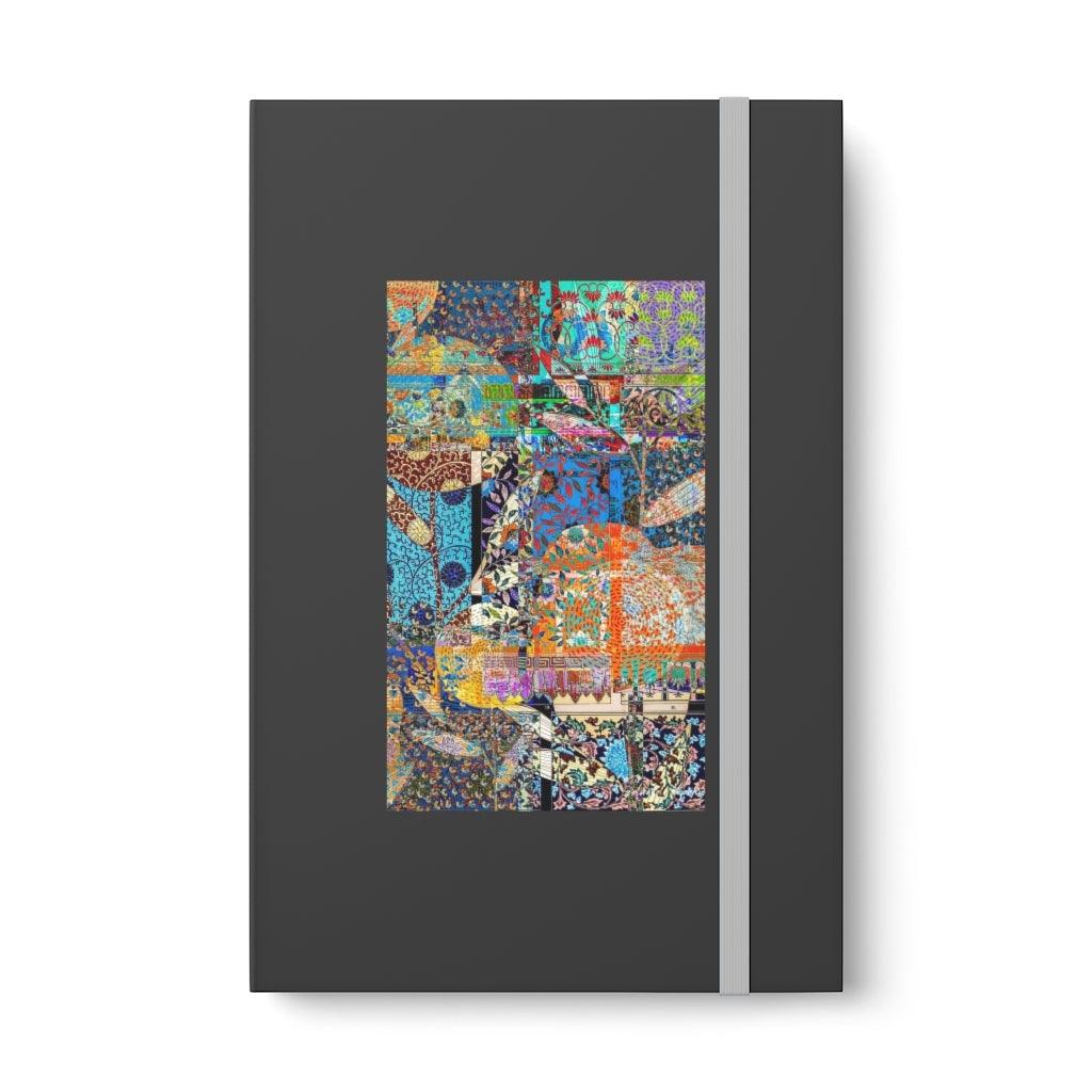 Color Contrast Notebook - Ruled-Abstract No.406 by Edward Martin - Elementologie