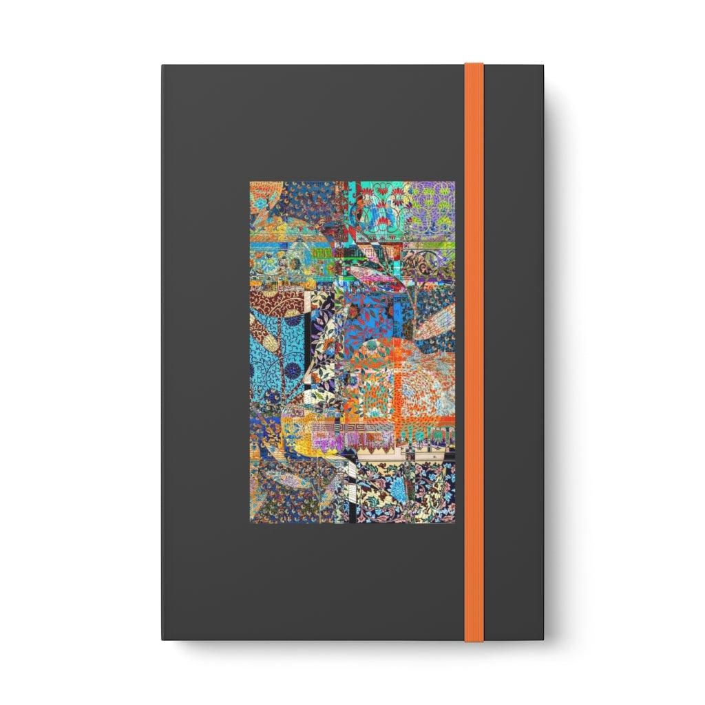 Color Contrast Notebook - Ruled-Abstract No.406 by Edward Martin - Elementologie