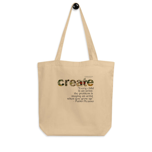 Eco Tote Bag-Create-Pablo Picasso - Elementologie