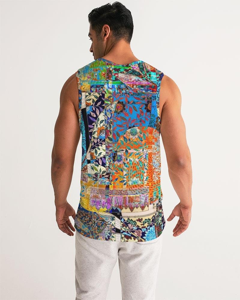 Men's Sports Tank-Abstract No..406 by Edward Martin - Elementologie