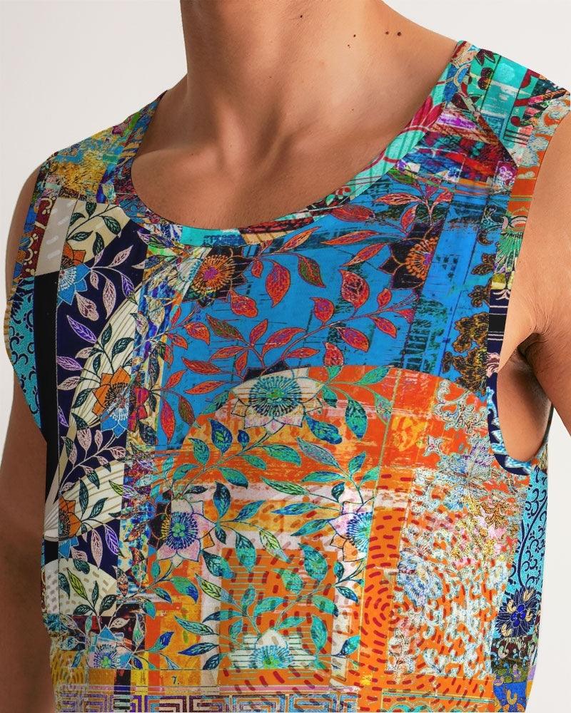 Men's Sports Tank-Abstract No..406 by Edward Martin - Elementologie