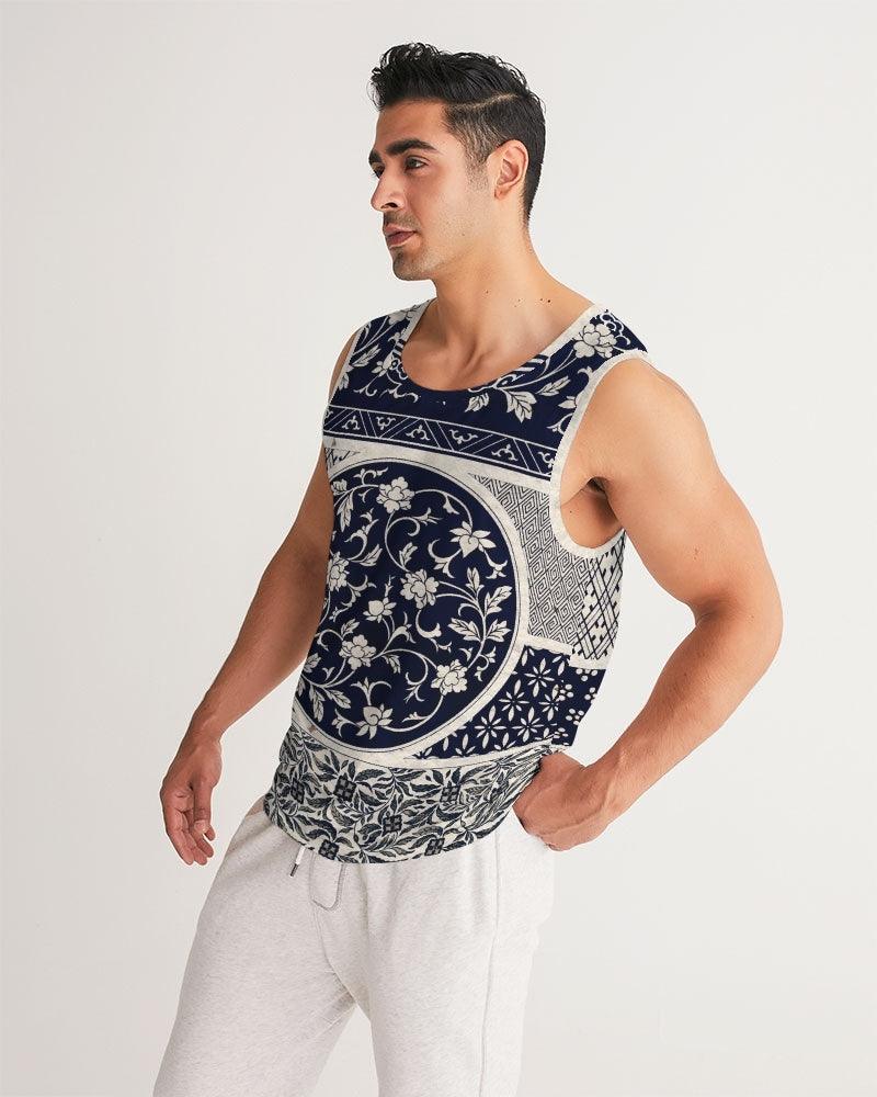 Men's Sports Tank-Chinese Floral - Elementologie