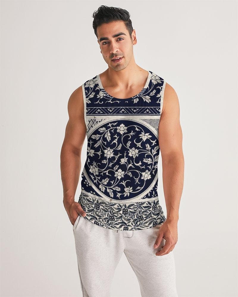 Men's Sports Tank-Chinese Floral - Elementologie