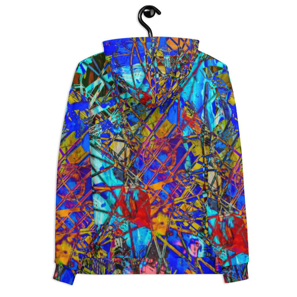 Unisex Hoodie-Abstract No.178 by Edward Martin - Elementologie