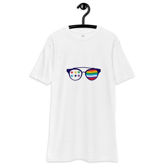 Unisex premium heavyweight tee-Pride Sunglasses - Elementologie