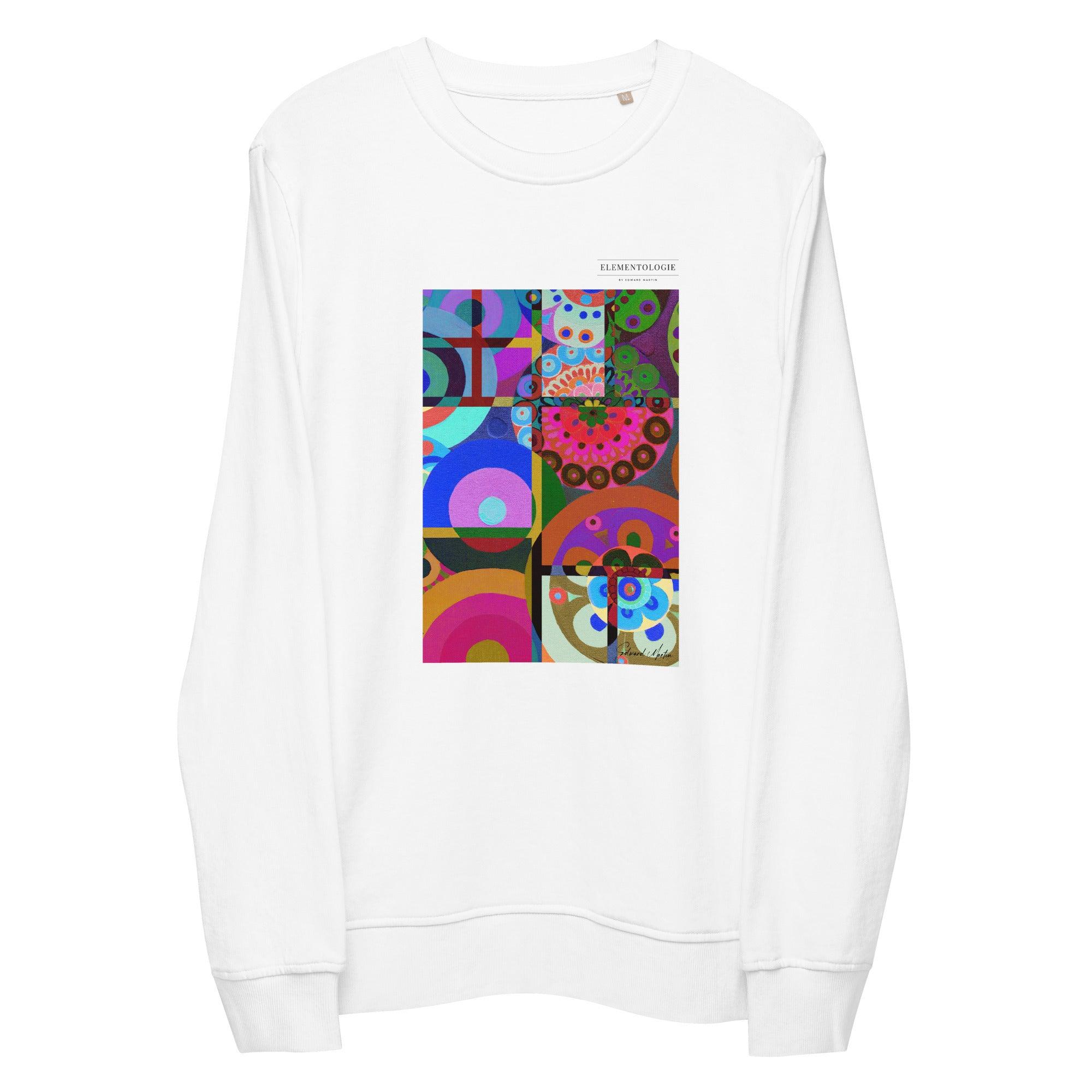Unisex Organic Sweatshirt-Abstract No.401 by Edward Martin - Elementologie