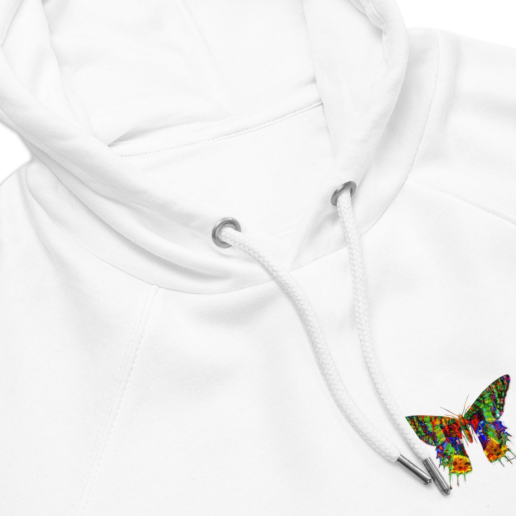 Unisex eco raglan hoodie-Flying Colors by Edward Martin - Elementologie