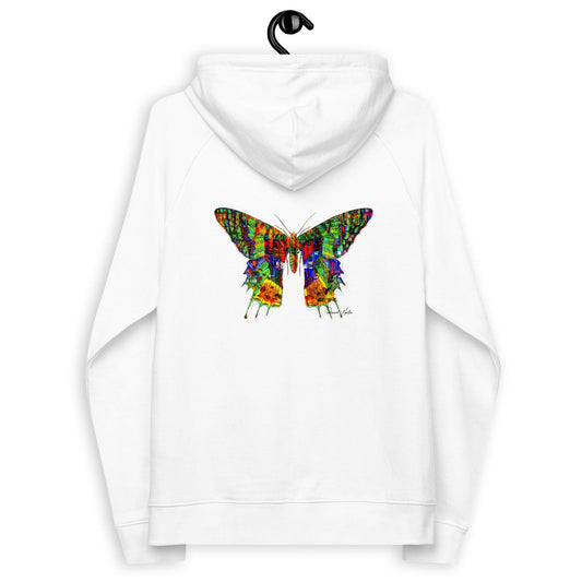 Unisex eco raglan hoodie-Flying Colors by Edward Martin - Elementologie