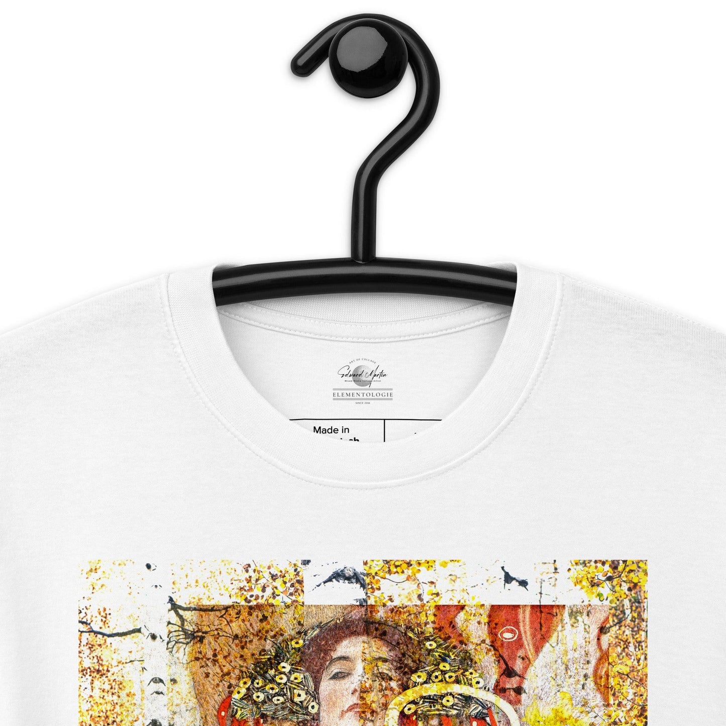 Unisex premium heavyweight tee-Goddess Rising by Edward Martin - Elementologie