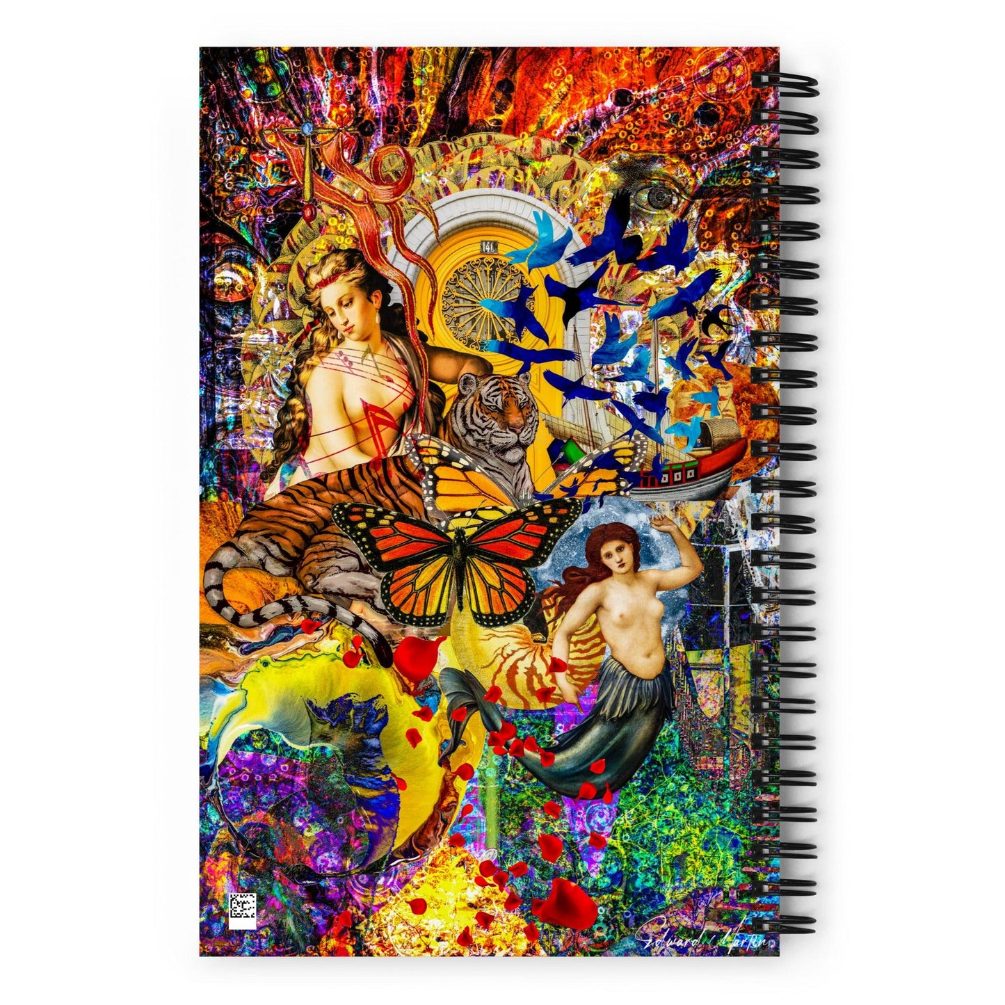 Spiral notebook-Dream In Colors by Edward Martin - Elementologie