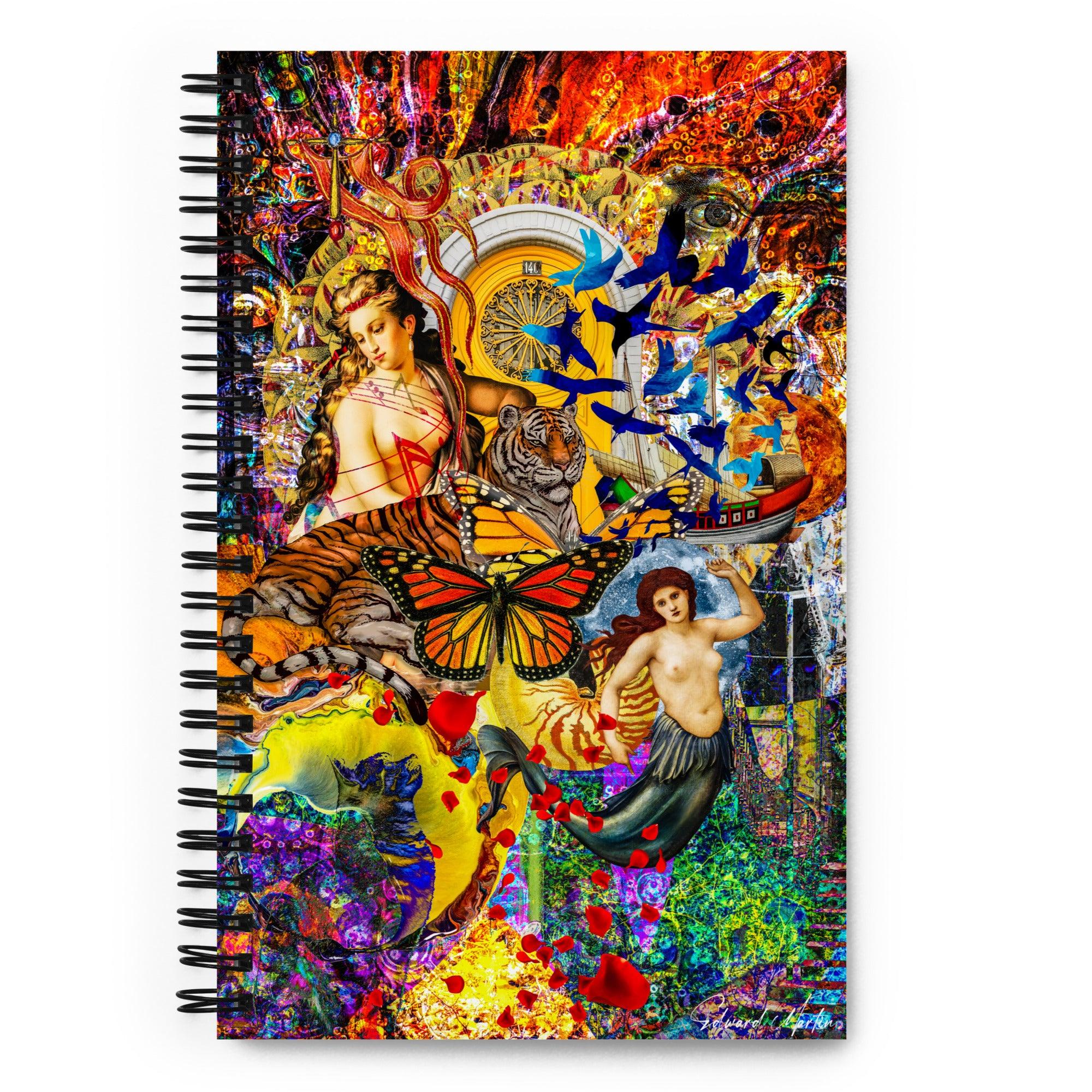Spiral notebook-Dream In Colors by Edward Martin - Elementologie