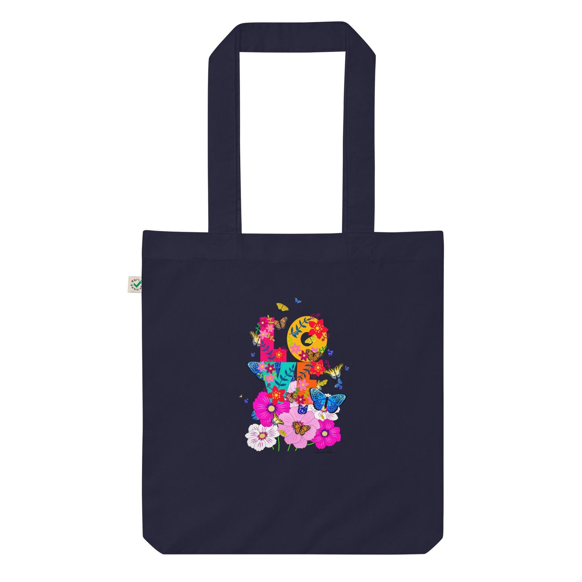 Organic fashion tote bag-Summer Love by Edward Martin - Elementologie