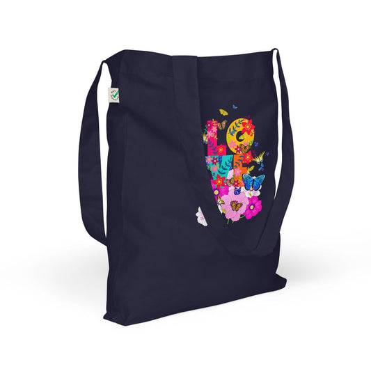 Organic fashion tote bag-Summer Love by Edward Martin - Elementologie