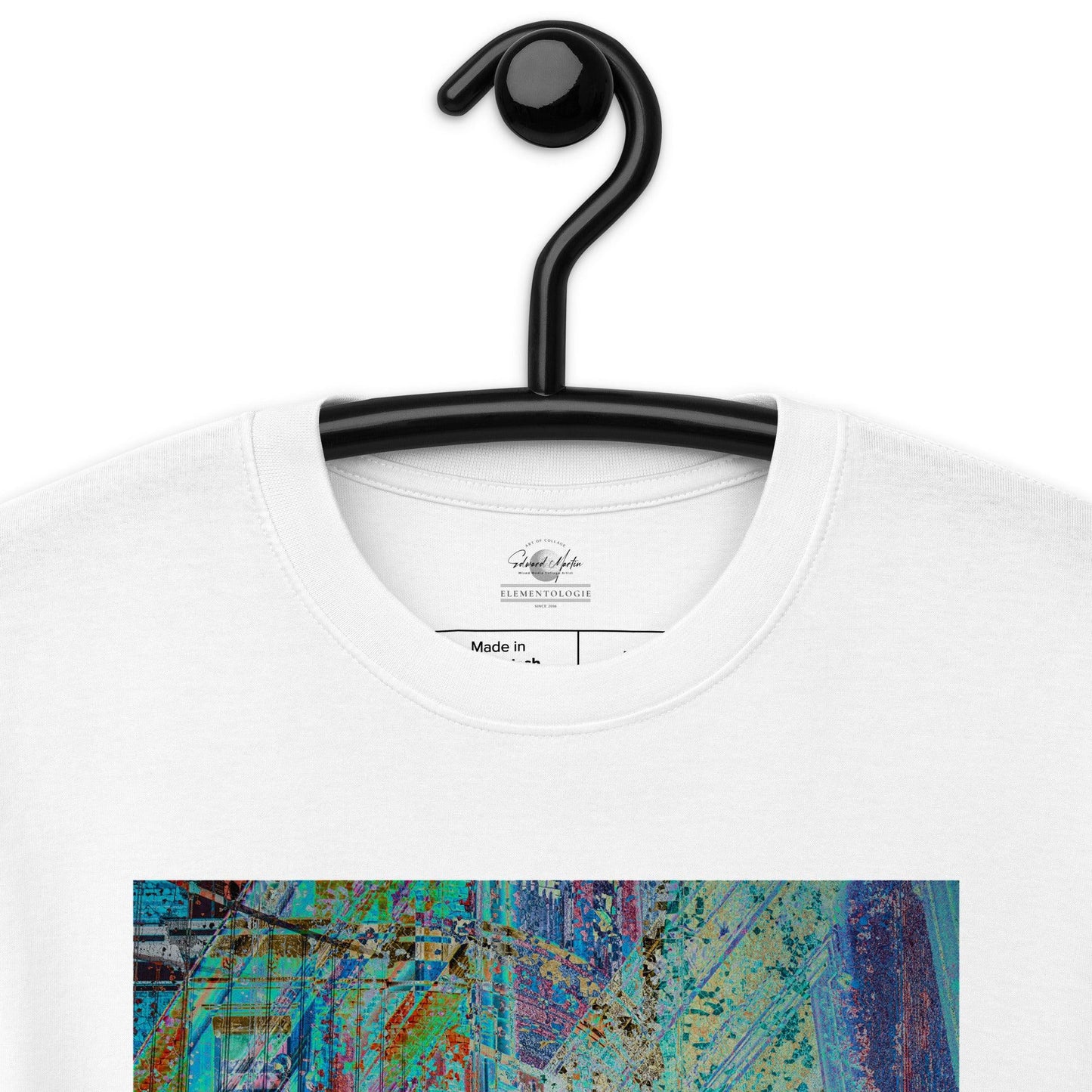 Unisex premium heavyweight tee-Abstract No.84 by Edward Martin - Elementologie