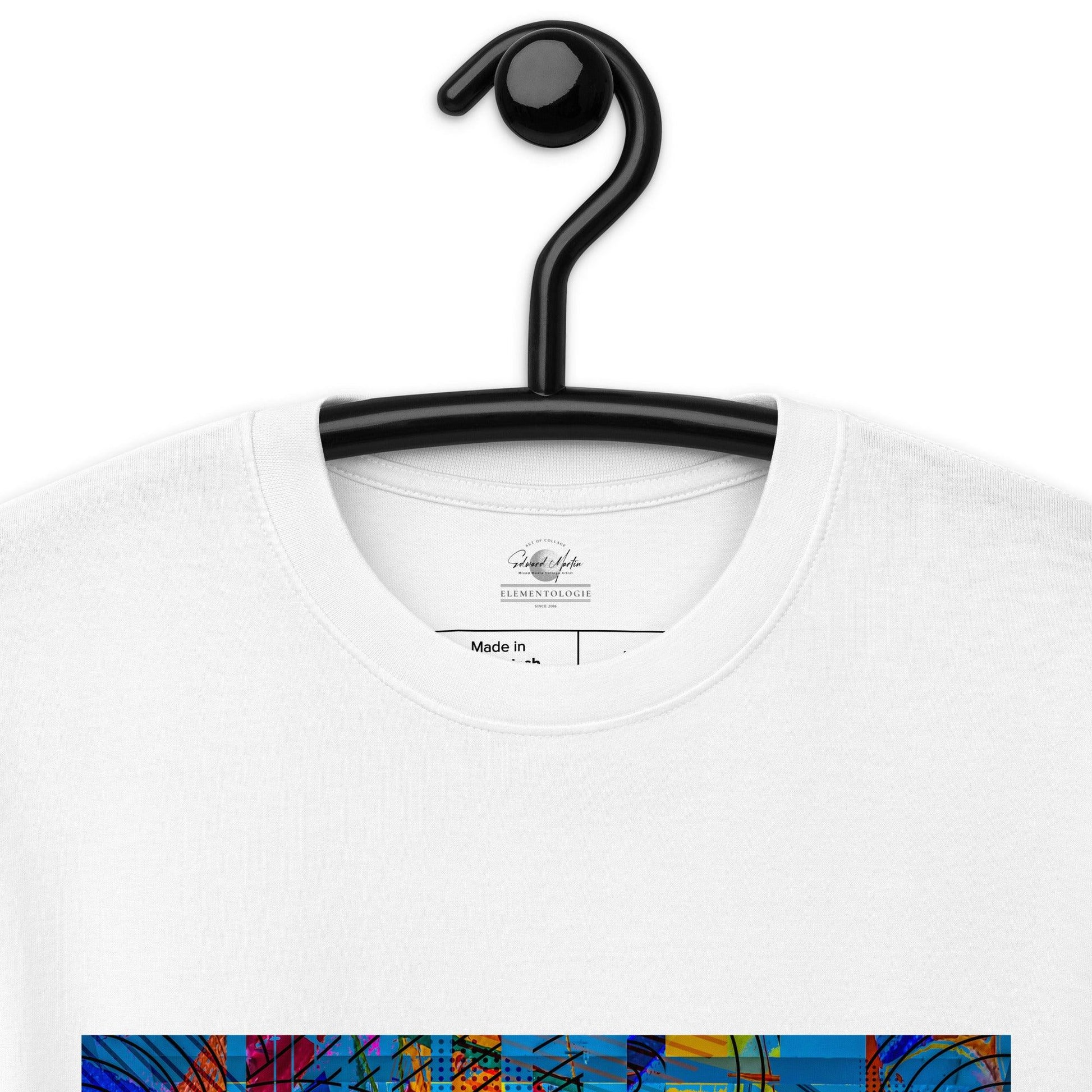 Unisex premium heavyweight tee-Abstract No.01 by Edward Martin - Elementologie