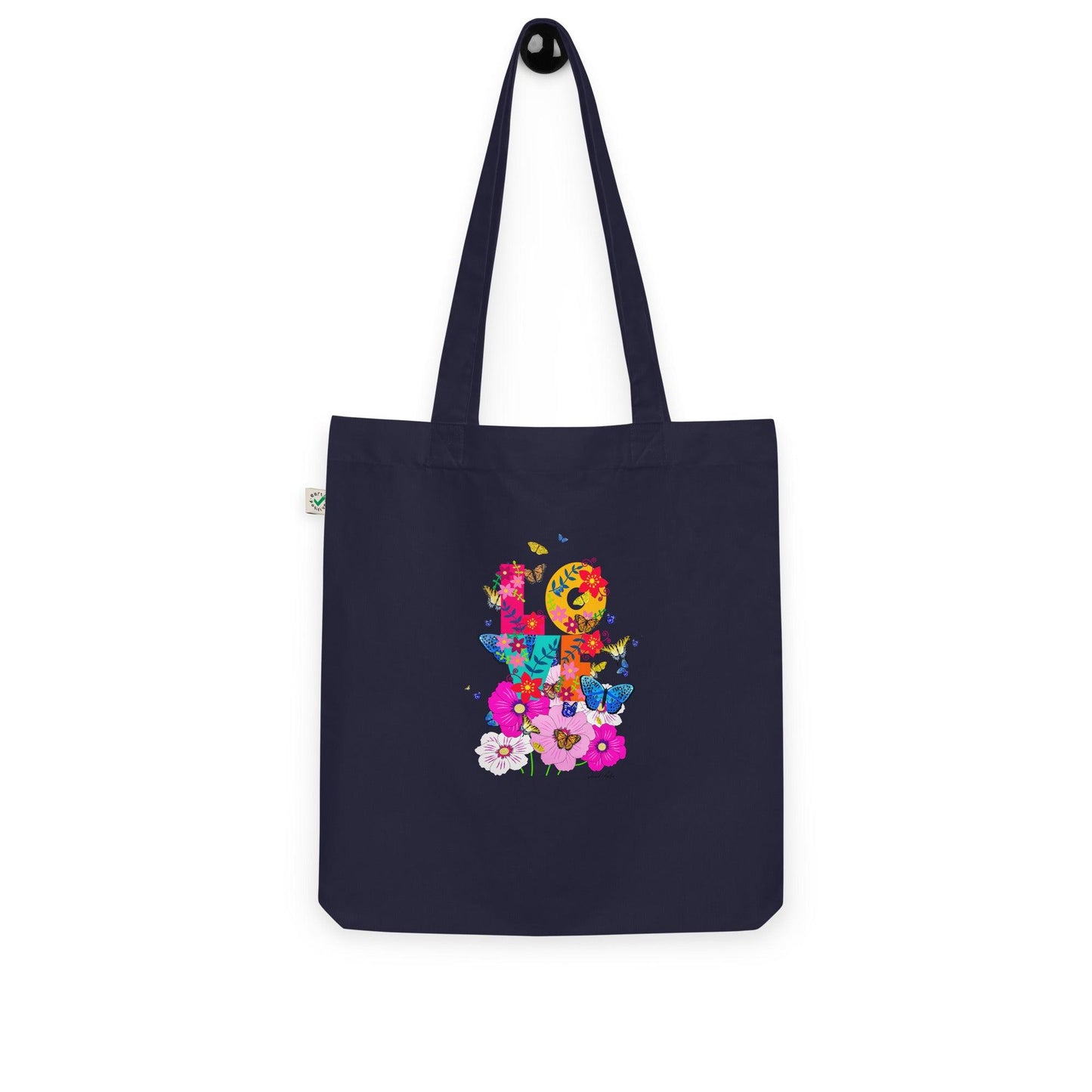 Organic fashion tote bag-Summer Love by Edward Martin - Elementologie