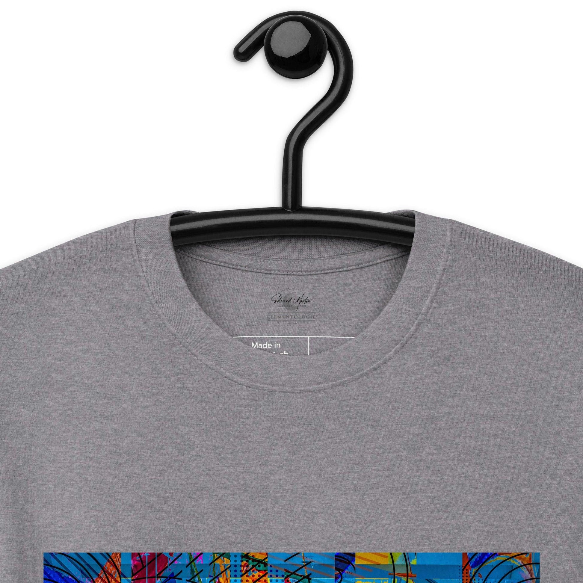 Unisex premium heavyweight tee-Abstract No.01 by Edward Martin - Elementologie