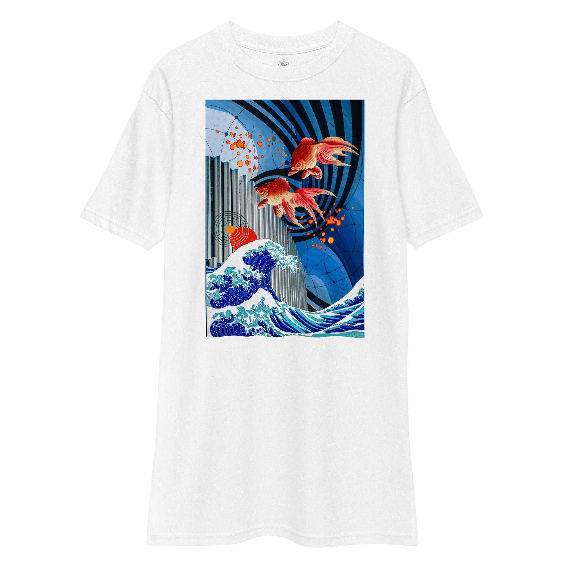 Unisex premium heavyweight tee-Journey by Edward Martin - Elementologie