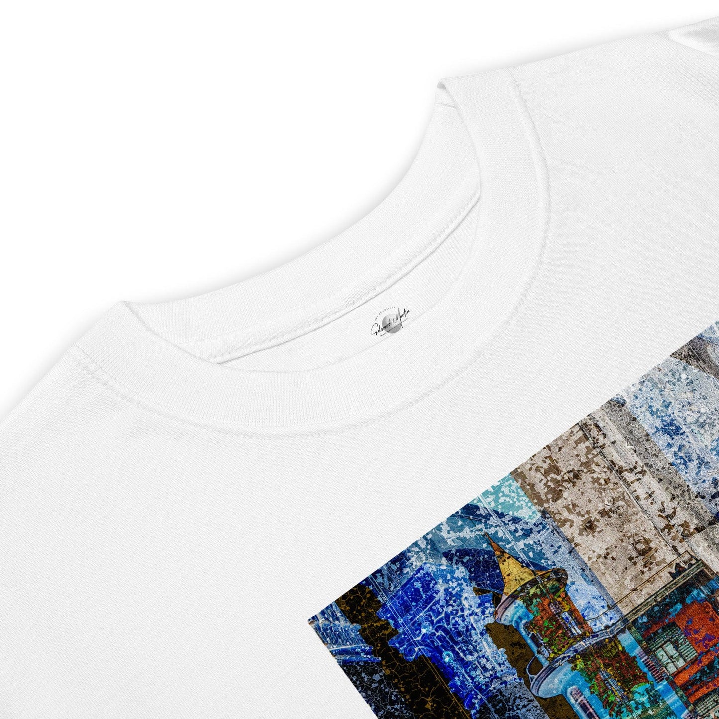 Unisex premium heavyweight tee-Abstract No.97 by Edward Marin - Elementologie