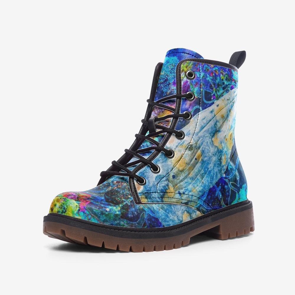 Unisex Boots-Beauty Below the Waves by Edward Martin - Elementologie