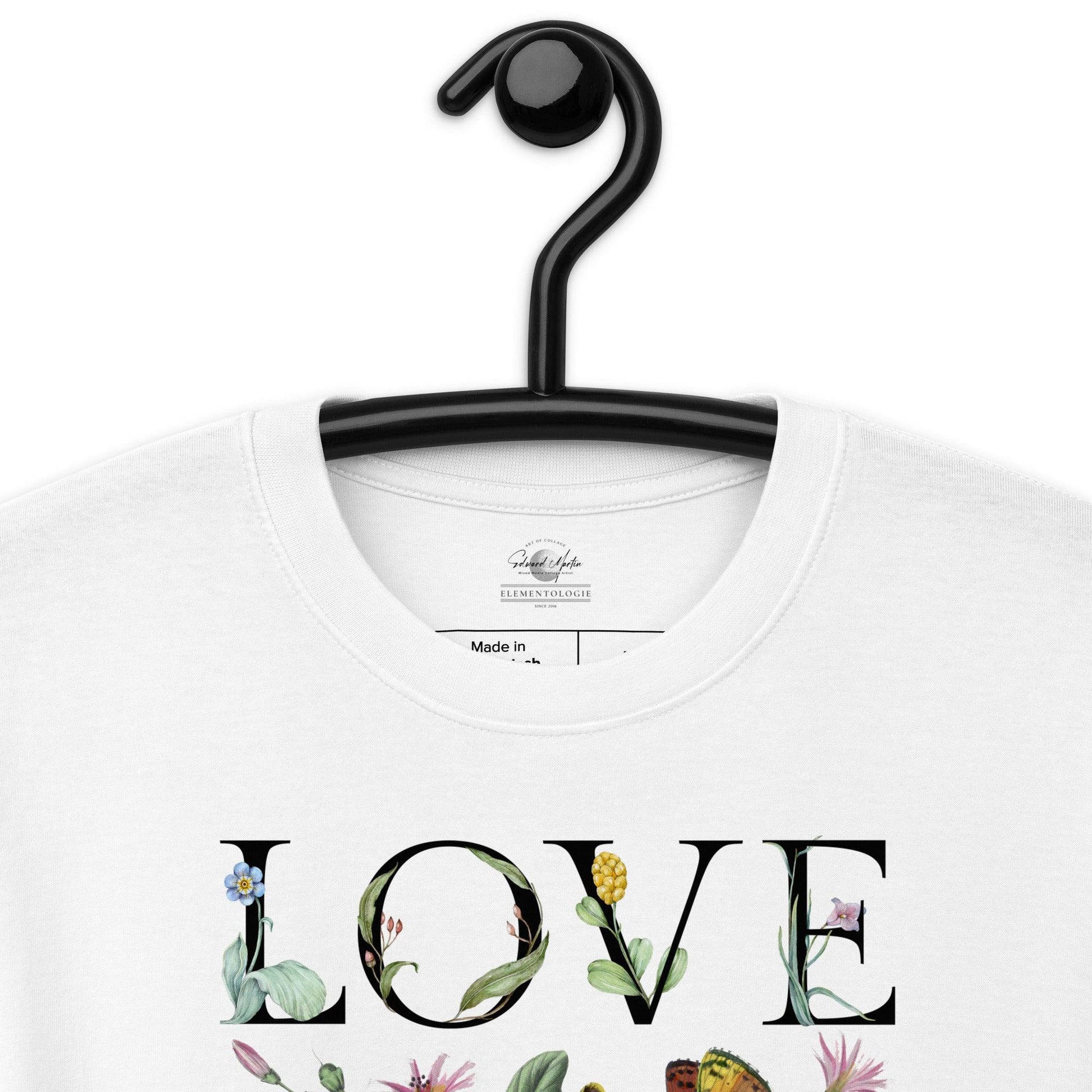 Unisex premium heavyweight tee-LOVE No.1 by Edward Martin - Elementologie