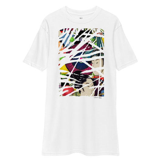 Unisex premium heavyweight tee-Geisha House No.22 by Edward Martin - Elementologie