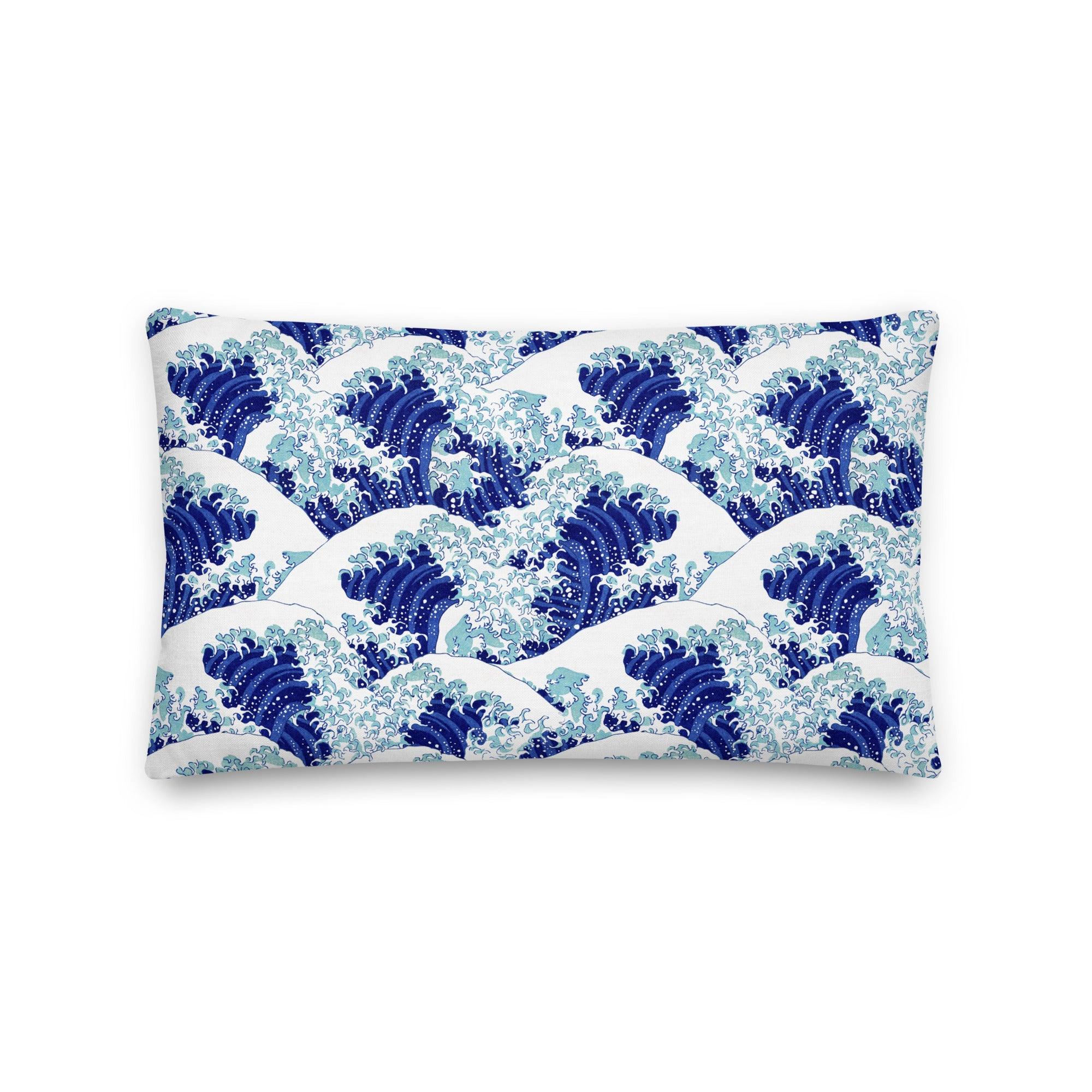 Premium Pillow-Blue Waves - Elementologie