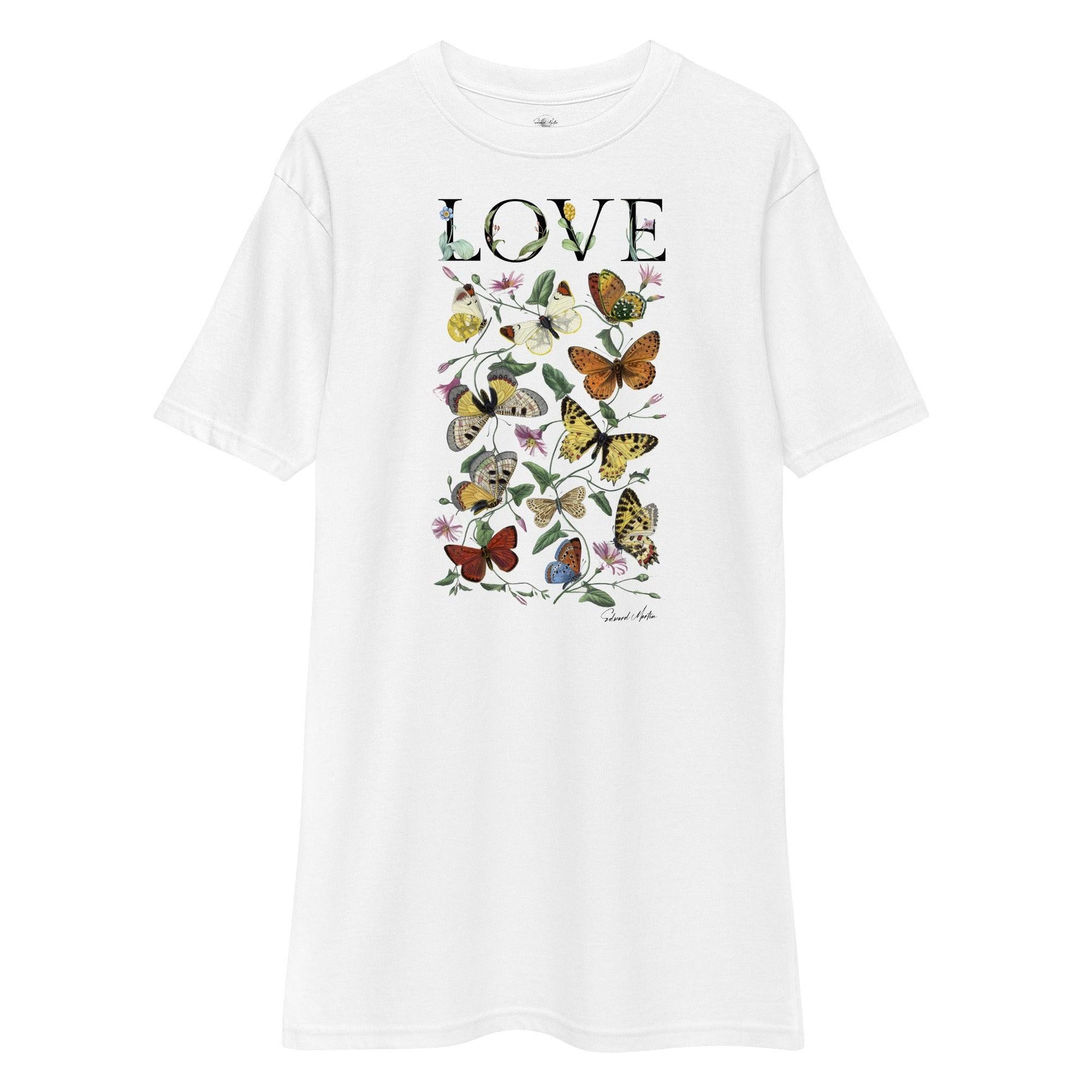 Unisex premium heavyweight tee-LOVE No.1 by Edward Martin - Elementologie