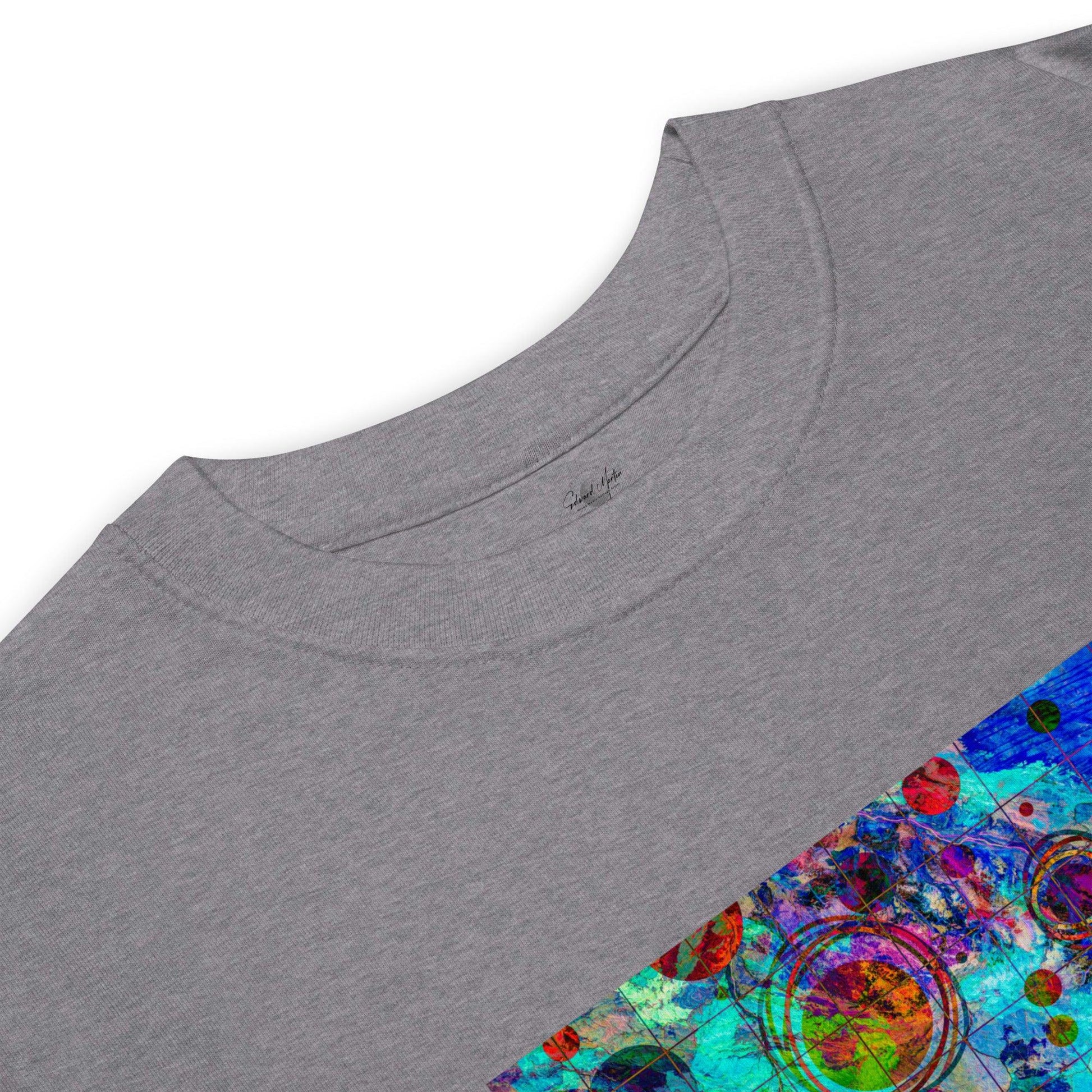 Unisex premium heavyweight tee-Abstract No.10 by Edward Martin - Elementologie