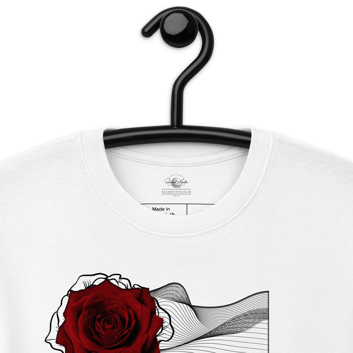 Unisex premium heavyweight tee-La Rosa by Edward Martin - Elementologie