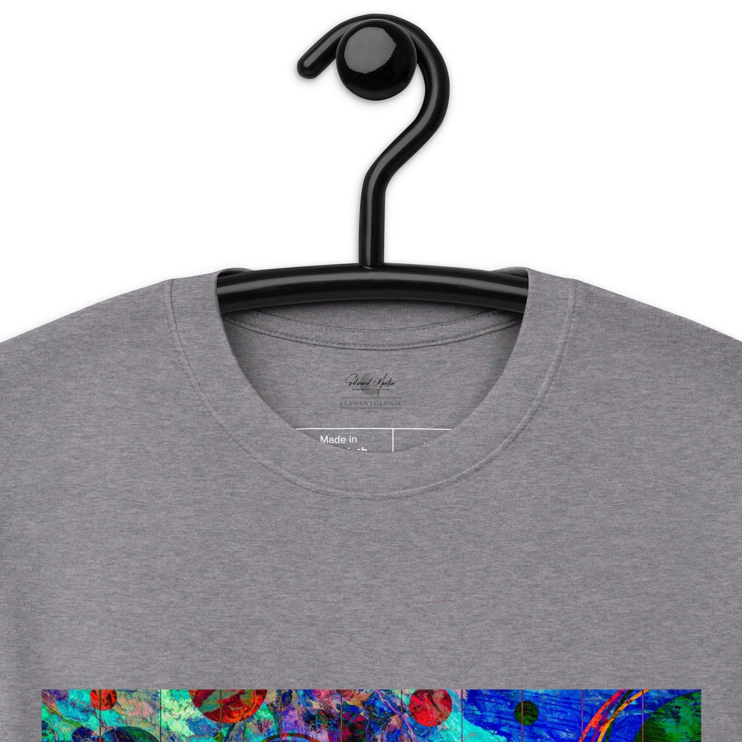 Unisex premium heavyweight tee-Abstract No.10 by Edward Martin - Elementologie