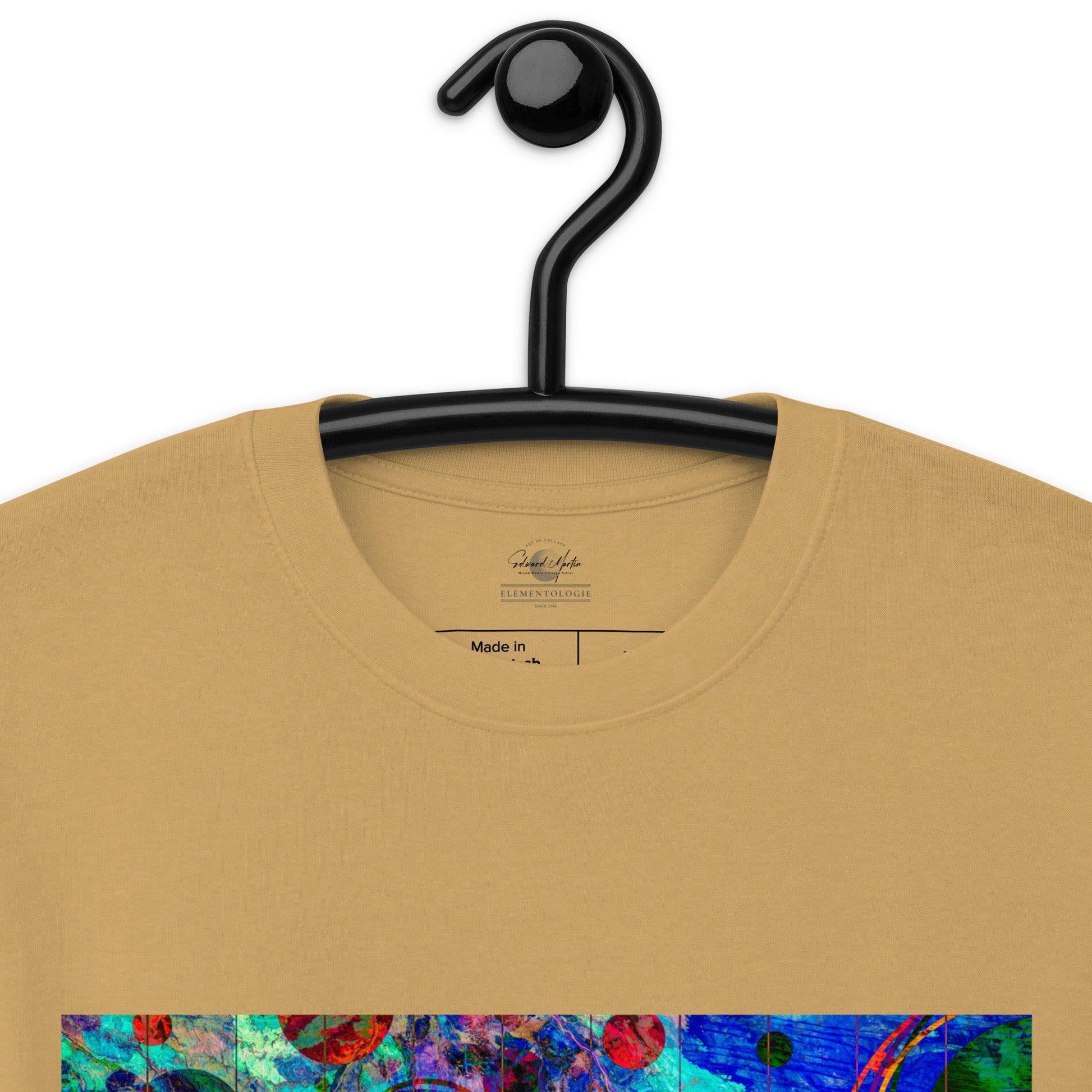 Unisex premium heavyweight tee-Abstract No.10 by Edward Martin - Elementologie