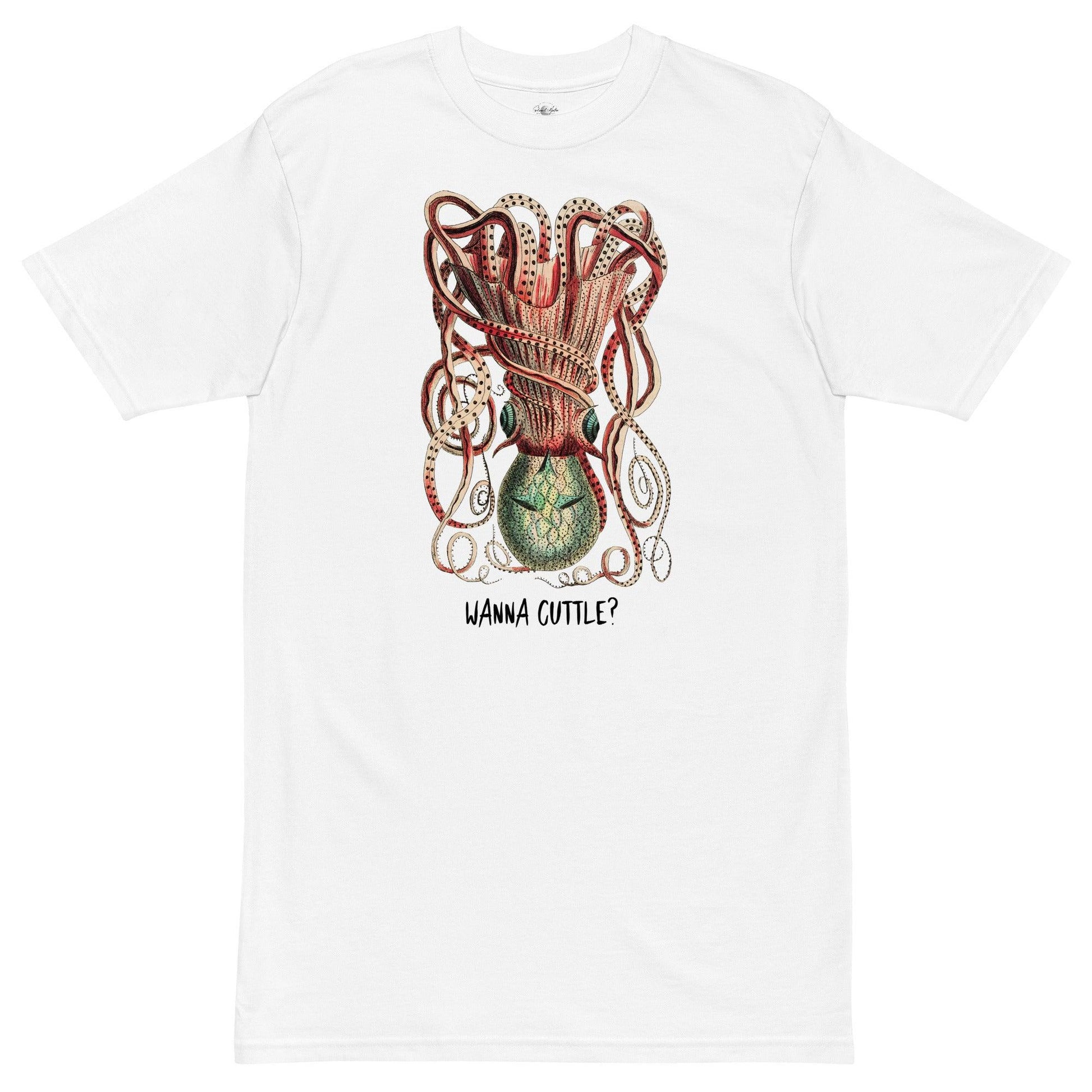 Unisex premium heavyweight tee-Wanna Cuttle? by Edward Martin - Elementologie