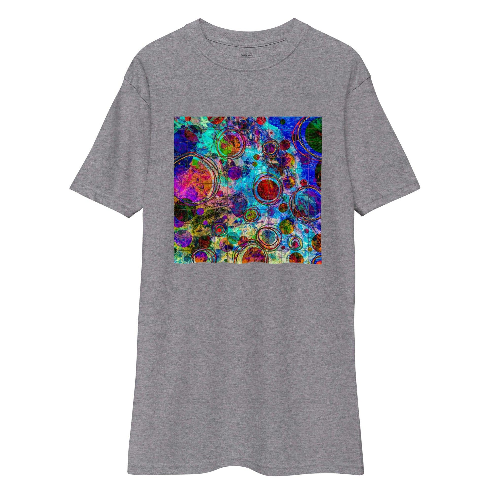 Unisex premium heavyweight tee-Abstract No.10 by Edward Martin - Elementologie