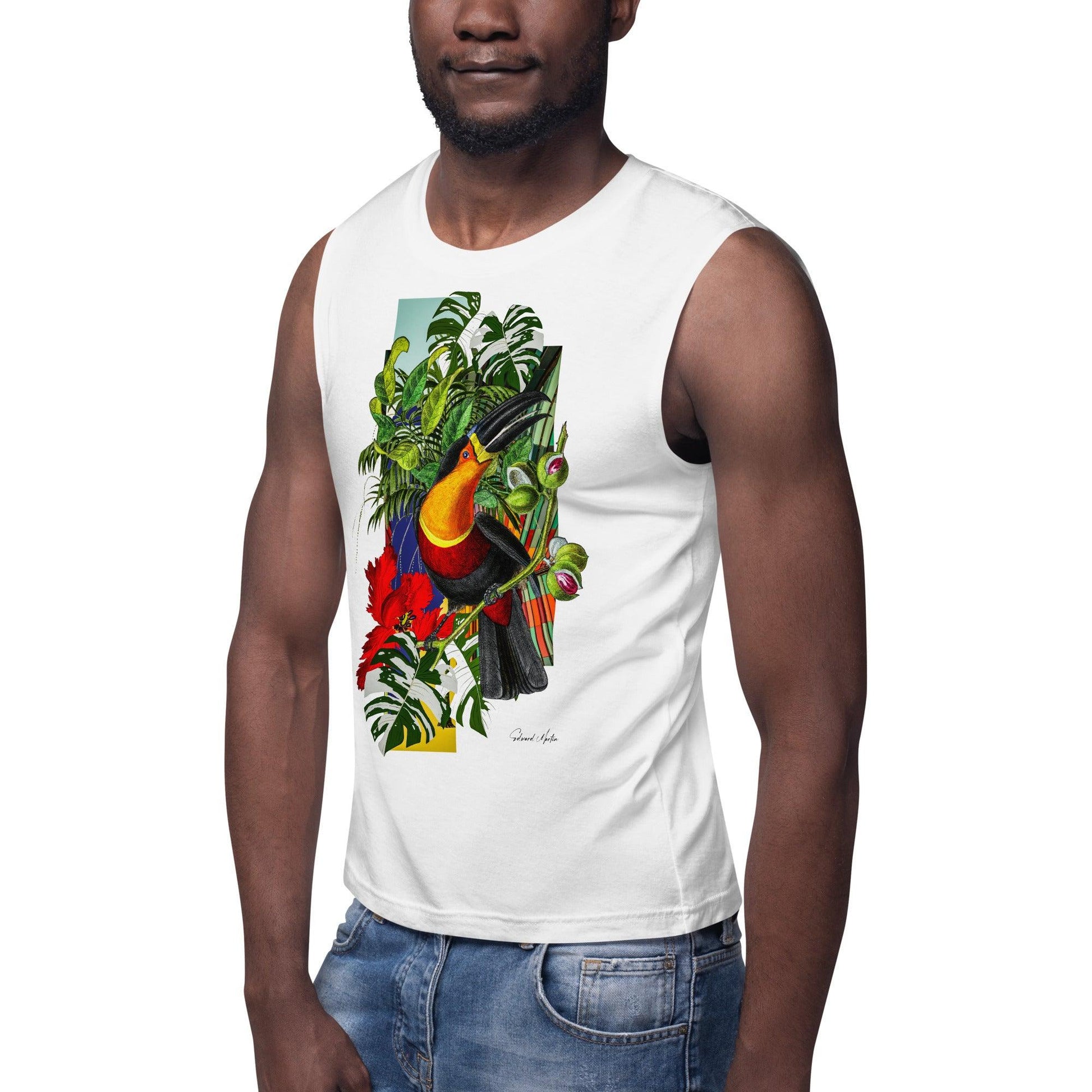 Unisex Muscle Shirt-Paradiso by Edward Martin - Elementologie