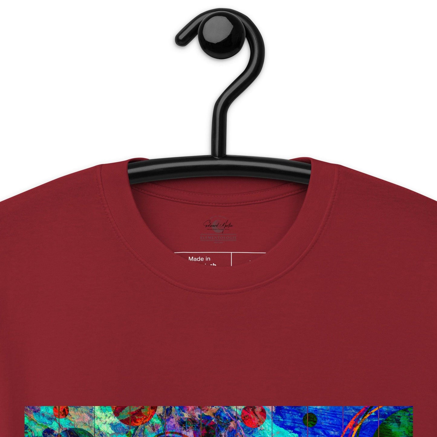 Unisex premium heavyweight tee-Abstract No.10 by Edward Martin - Elementologie