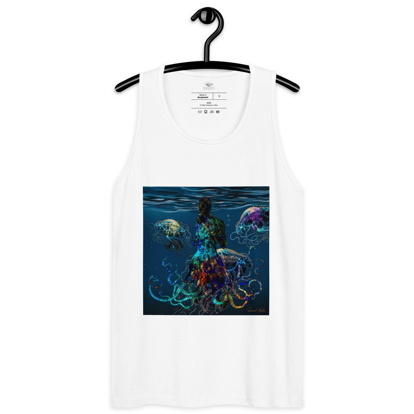 Men’s premium tank top-Adaptation by Edward Martin - Elementologie