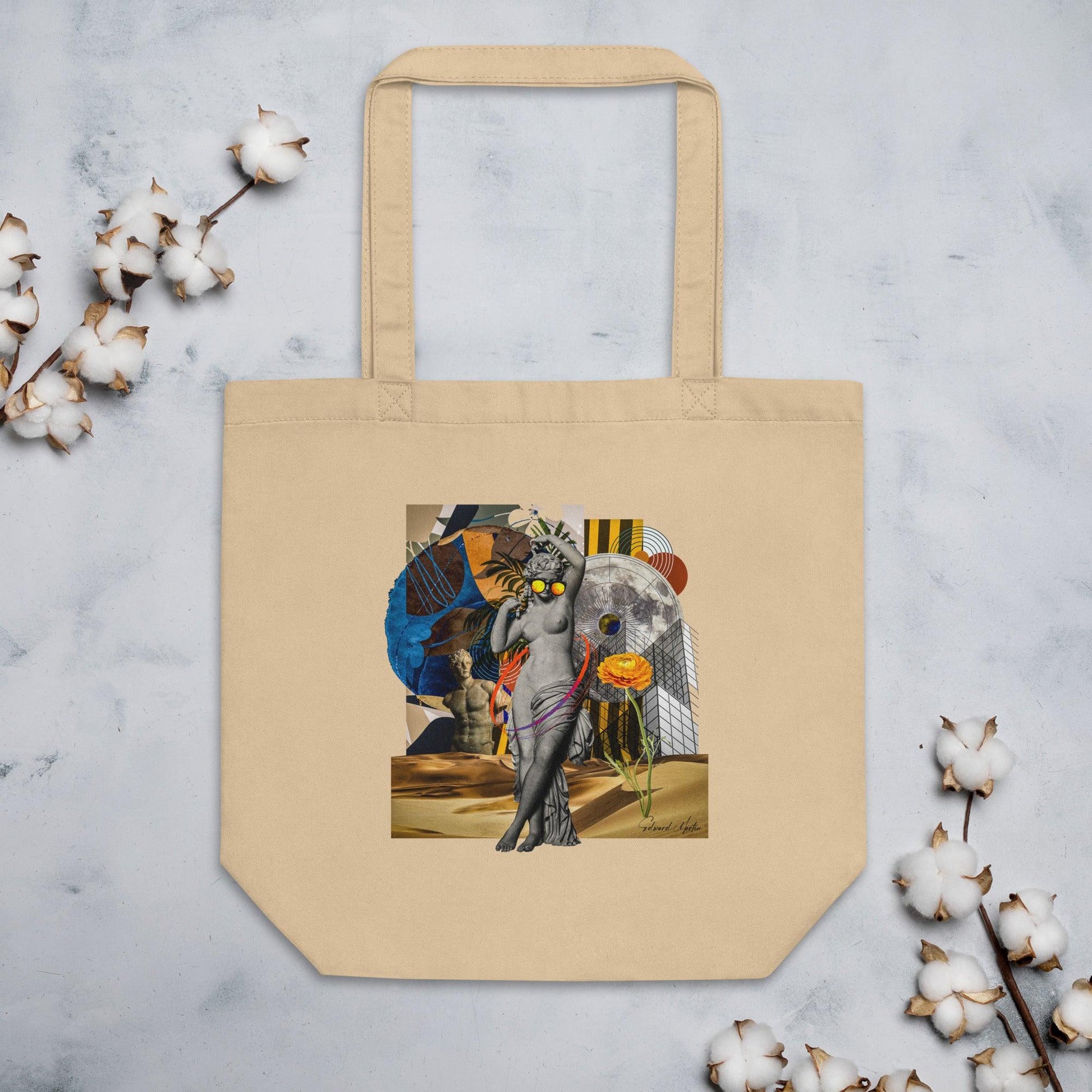 Eco Tote Bag-She Moves by Edward Martin - Elementologie