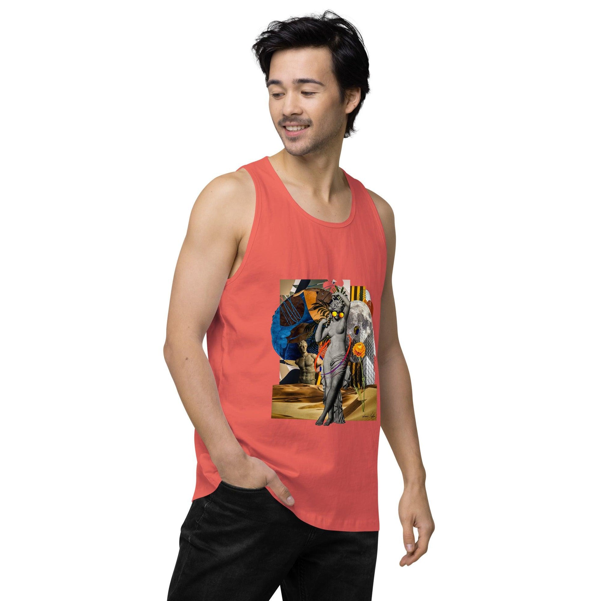 Men’s premium tank top-She Moves by Edward Martin - Elementologie