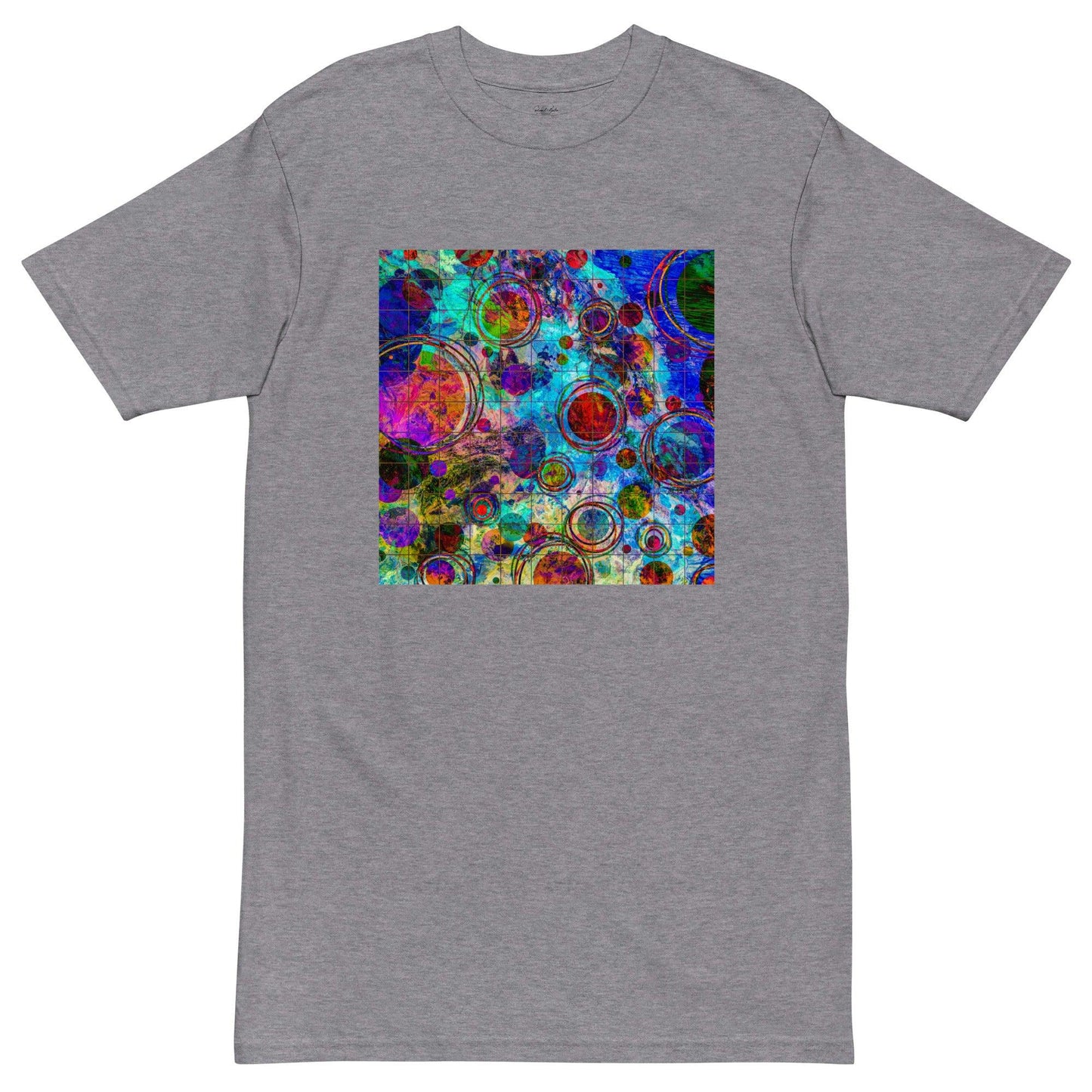 Unisex premium heavyweight tee-Abstract No.10 by Edward Martin - Elementologie