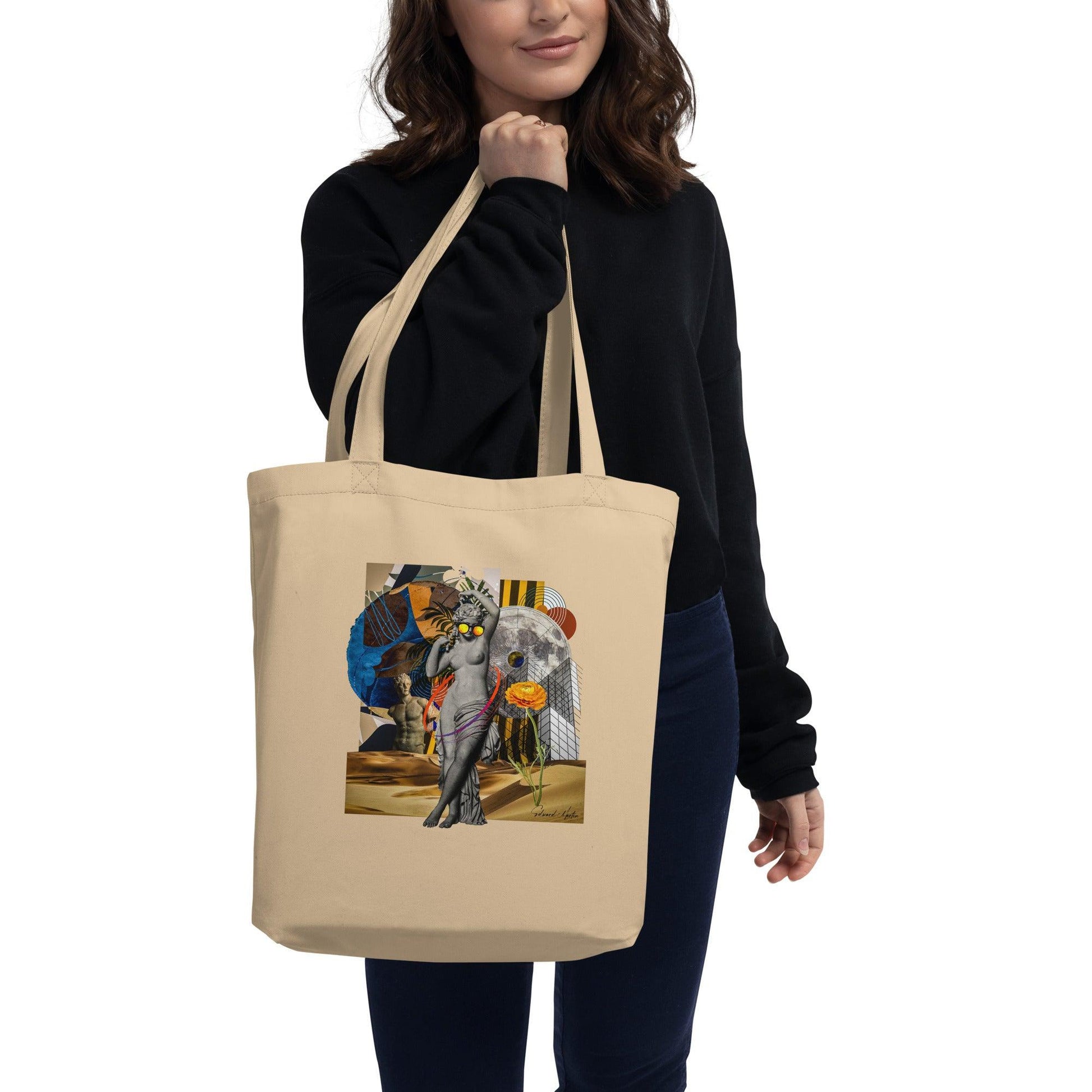 Eco Tote Bag-She Moves by Edward Martin - Elementologie