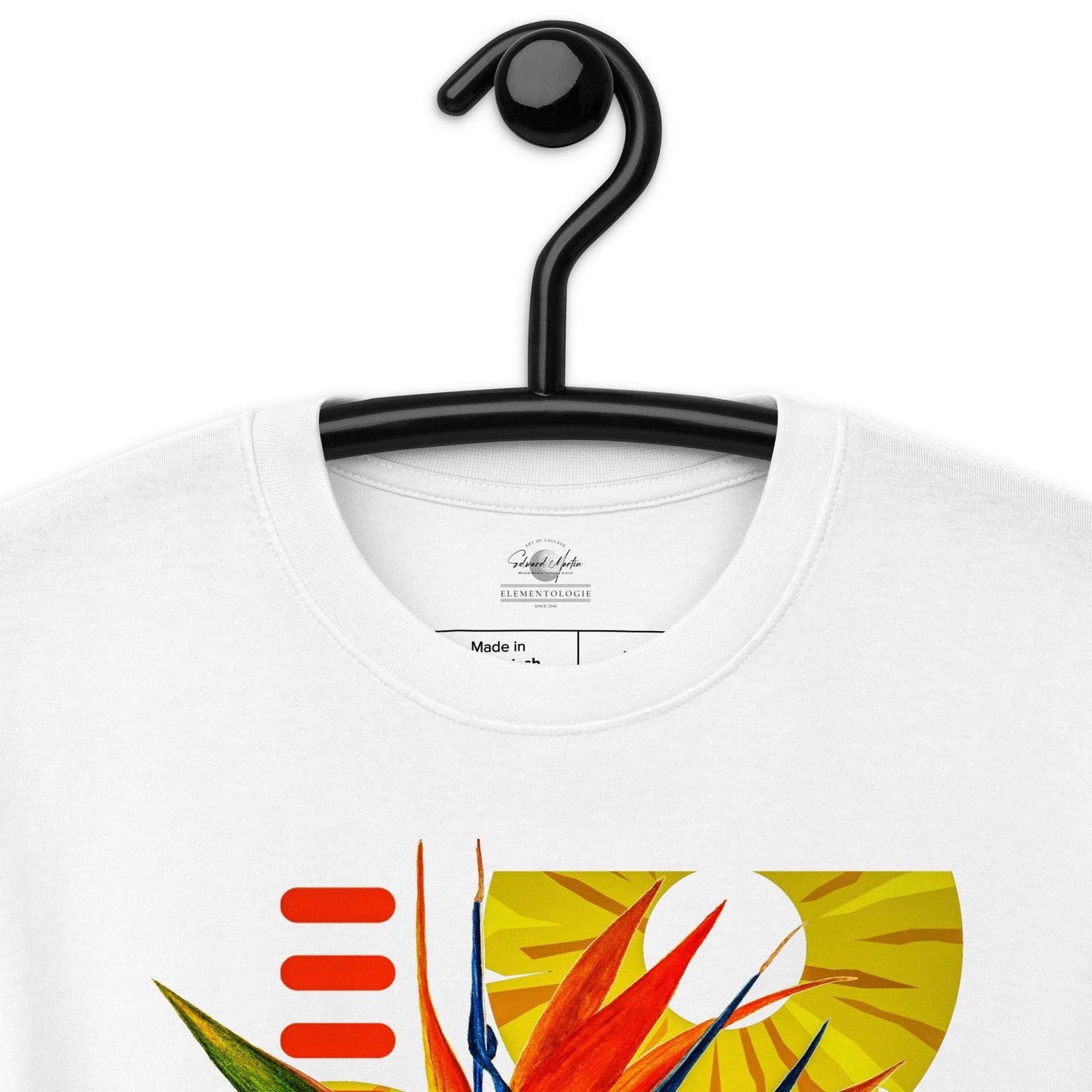 Unisex premium heavyweight tee-Birds of Paradise by Edward Martin - Elementologie