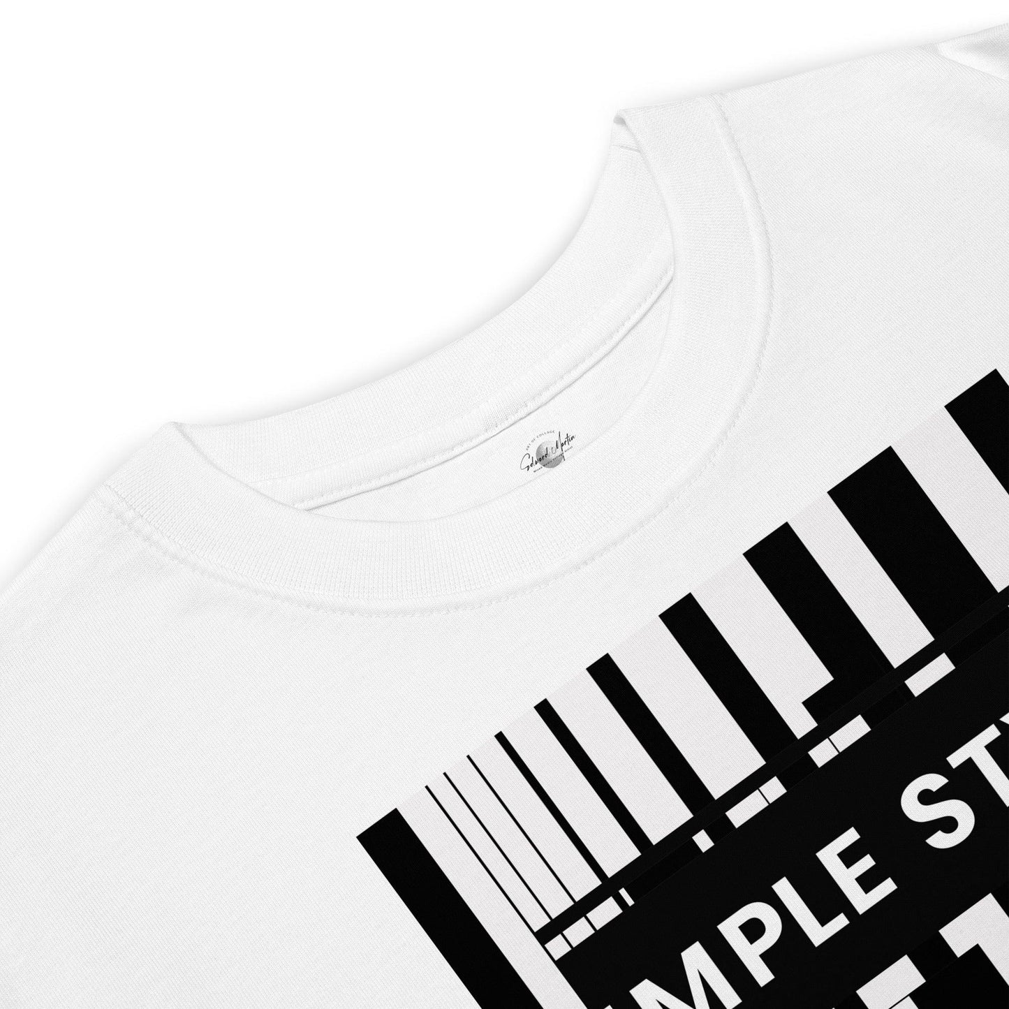 Unisex premium heavyweight tee-Simple Style by Edward Martin - Elementologie